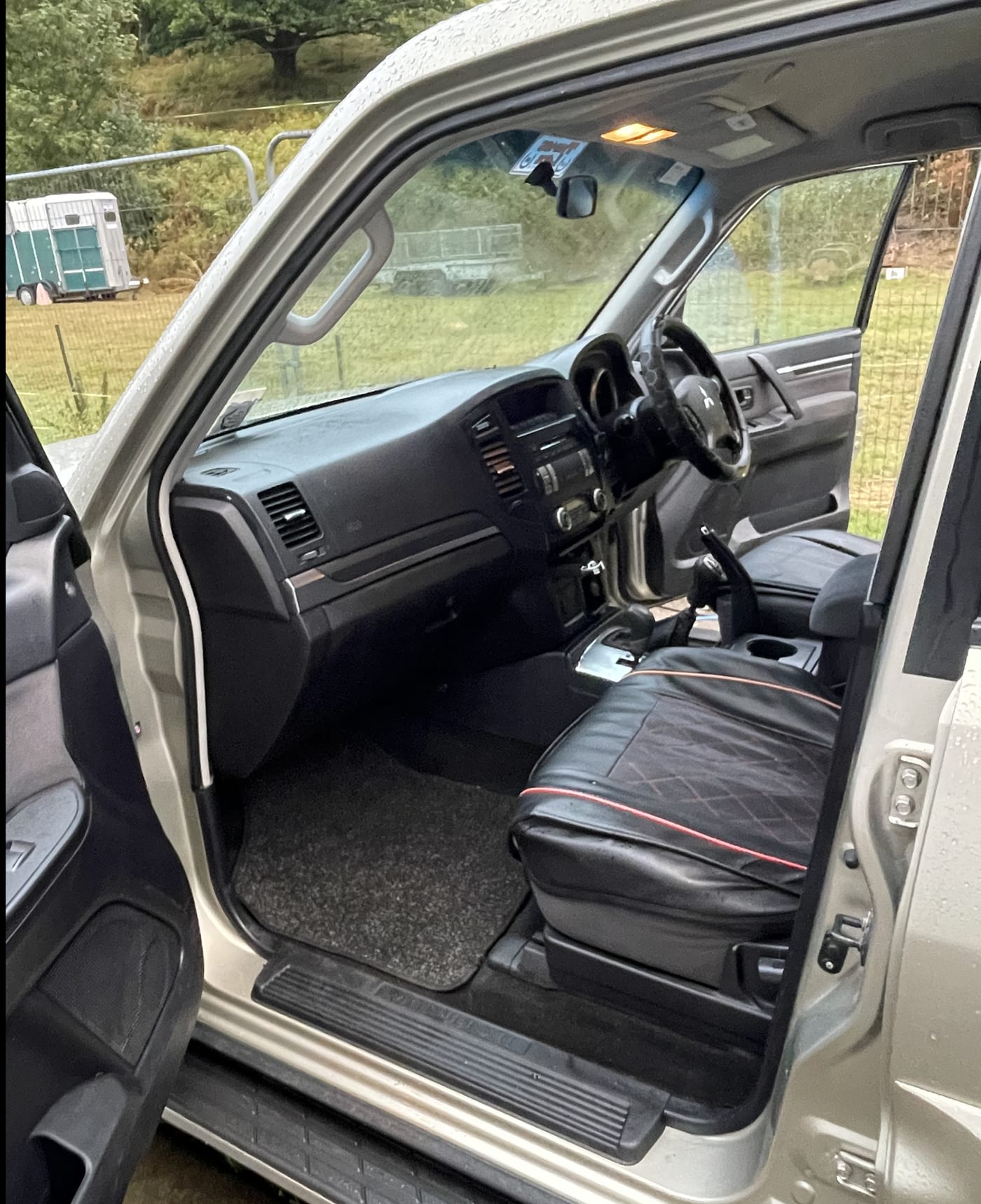 an SUV interior after detailing